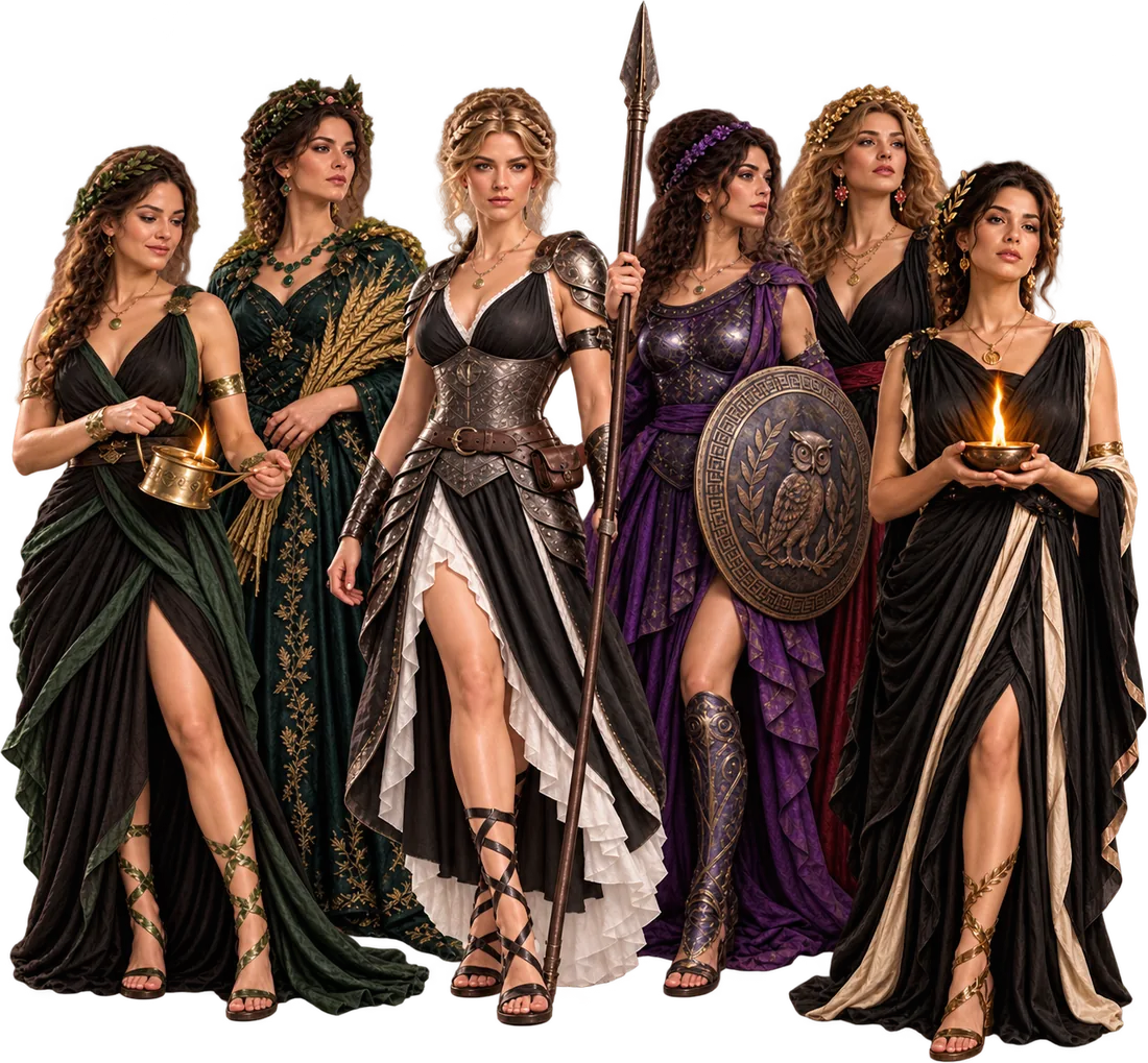 Las seis Diosas juntas